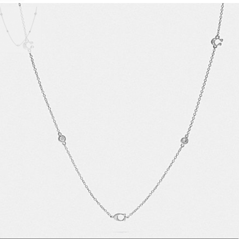 Coach Signature Chain Short Necklace 70$